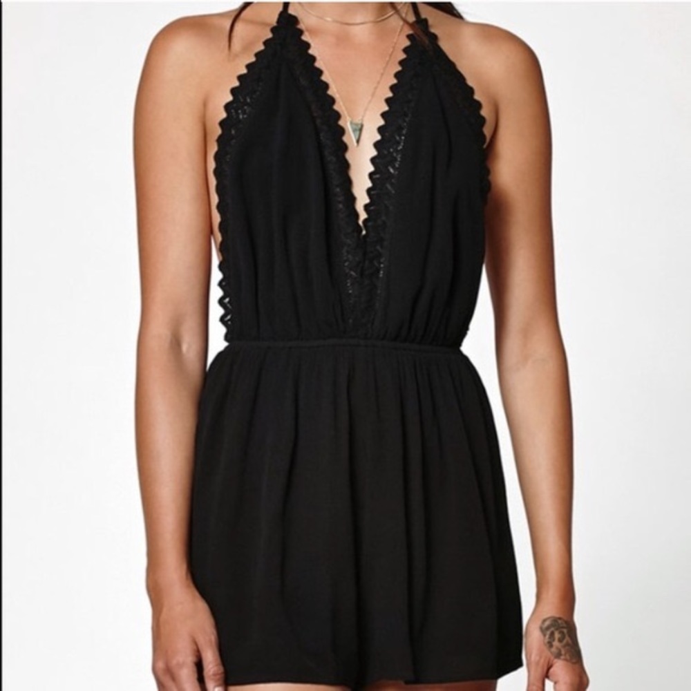Kendall & Kylie Halter Crochet Romper